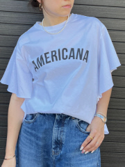 ルージュ・ヴィフ ラクレ
【AMERICANA×MICA＆DEAL/ アメリカーナ×マイカ】fill tee ロゴフリルスリーブTシャツ