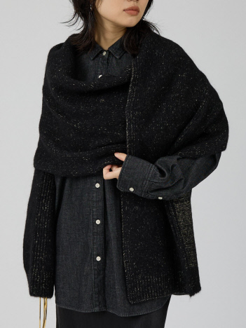 【IRONING/アイロニング】high neck 2way muff ハイネック 2WAYマフラー