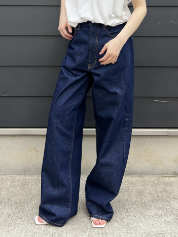 Rouge vif la cle - 【NEEDBY heritage/ニードバイヘリテージ】KOH ワイドストレートテーパードデニム【予約】