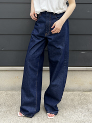 Rouge vif la cle - 【NEEDBY heritage/ニードバイヘリテージ】KOH ワイドストレートテーパードデニム【予約】