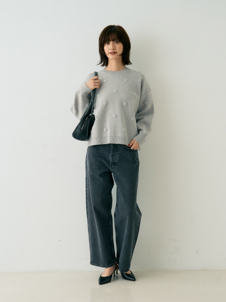 【AGOLDE/エーゴールドイー】ARC JEAN IN SYMBOLIC クロップド丈デニム