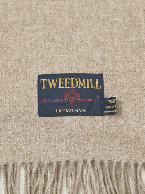 定番人気】【2025AW新作】【TWEEDMILL/ツイードミル】大判ストール無地