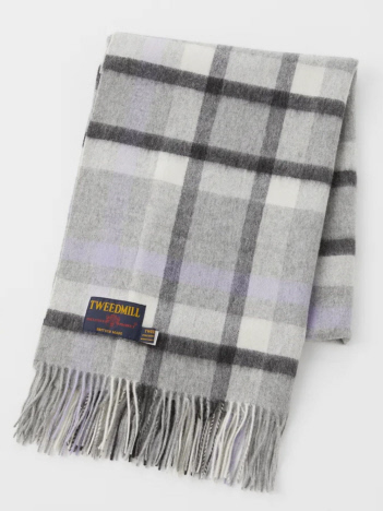 【定番人気】【2025AW新作】【TWEEDMILL/ツイードミル】大判ストールチェック