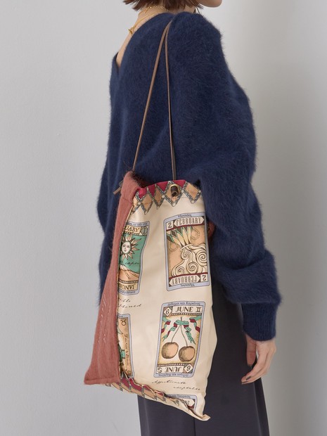 manipuri/マニプリ】刺繍プリントトートバックL｜Rouge vif la cle