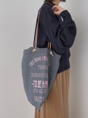 Rouge vif la cle - 【manipuri/マニプリ】刺繍プリントトートバッグL【予約】