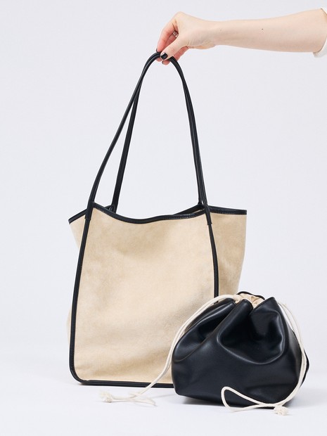 IOMMI/イオミ】フェイクスエード トートバッグ 巾着付き｜Rouge vif la