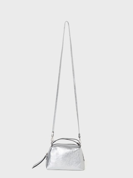 【GIANNI CHIARINI/ジャンニ キアリーニ】ALIFA S アリファ レザーミニショルダーバッグ(SLV)
