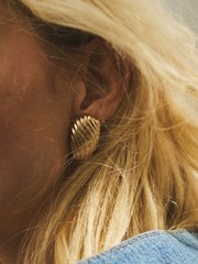 BARJEWELLERY/バージュエリー】 TWISTED CONTOUR EARRINGS ピアス