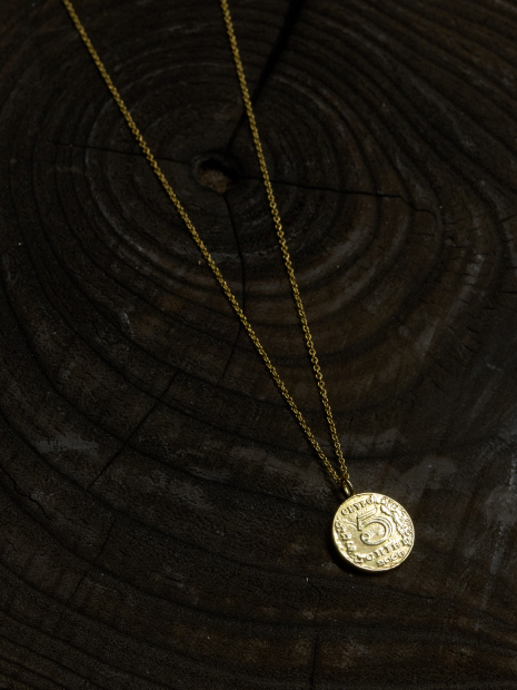 【Chibi Jewels/チビ・ジュエルズ】ナンバーコインネックレス Number Coin NL【予約】