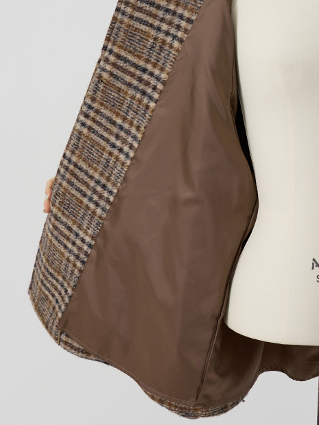 2サイズ展開】ウール混ショート丈スライバーコート｜Rouge vif la cle