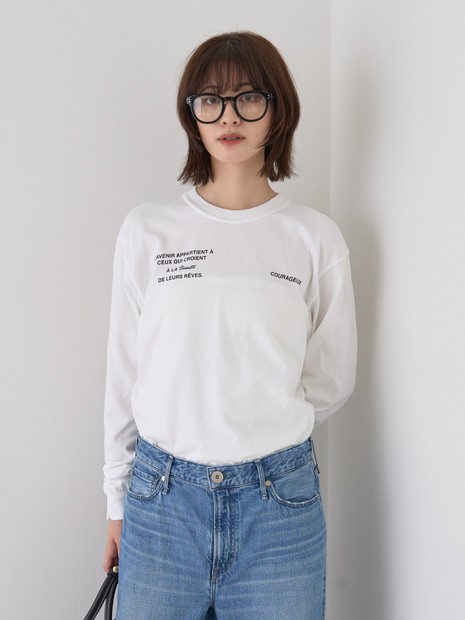 ガーメントダイロゴロンTシャツ