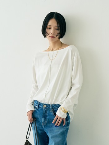 綿ポリ天竺万能カットプルオーバー