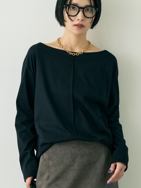 綿ポリ天竺万能カットプルオーバー