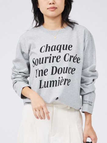 ロゴロングスリーブTシャツ