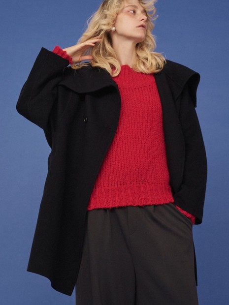 ロービングニットプルオーバー