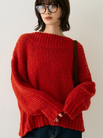 ロービングニットプルオーバー