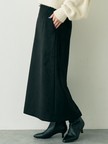 フェイクスウェードストレッチタイトスカート/ナロースカート