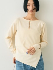 ルージュ・ヴィフ ラクレ（Rouge vif la cle）/【一部店舗限定】センターシーム ボートネックニットプルオーバー 一部店舗限定】センターシーム ボートネックニットプルオーバー｜Rouge