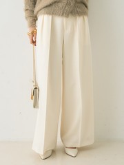 一部店舗限定】【3サイズ展開】ベルト付きハイウエストタック