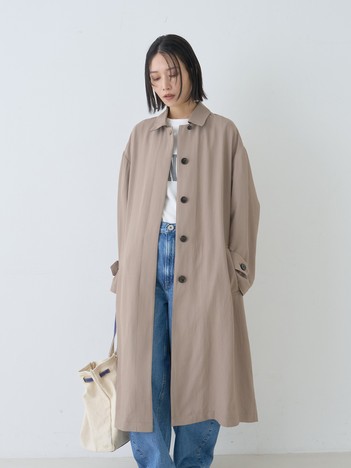 【2サイズ展開】ステンカラーロングコート