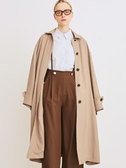 【2サイズ展開】ステンカラーロングコート