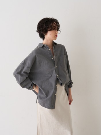 【2026SS新作】【ロングセラー】NEWオーバーサイズデニムシャツ