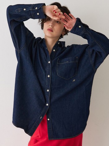 【2026SS新作】【ロングセラー】NEW オーバーサイズデニムシャツ