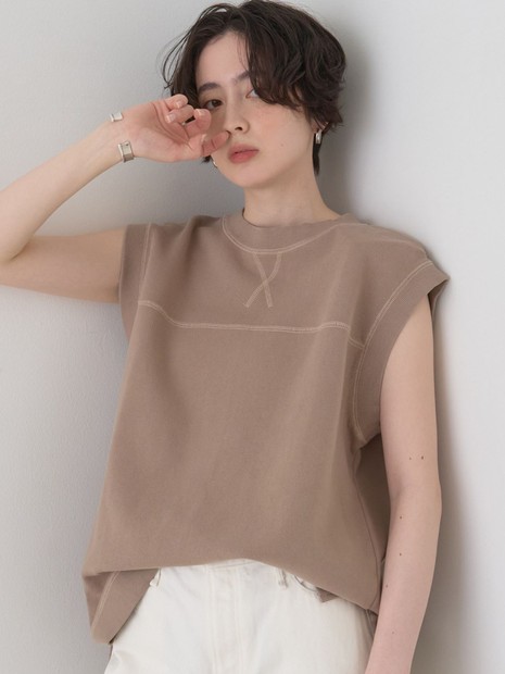 ヴィンテージライクタンクTシャツ/ノースリーブ｜Rouge vif la cle