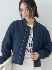 ミリタリーブルゾン/形状記憶/シワ防止