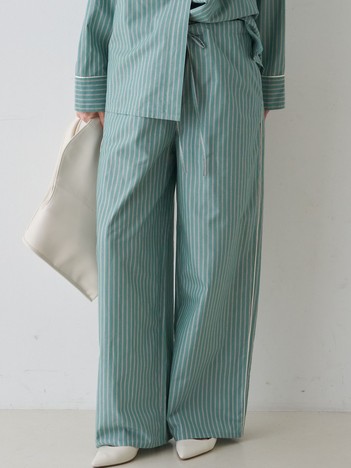 【セットアップ対応】セミワイドドローパンツ