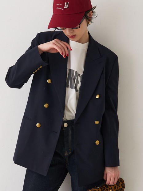 Rouge vif la cle - メンズライクダブルジャケット