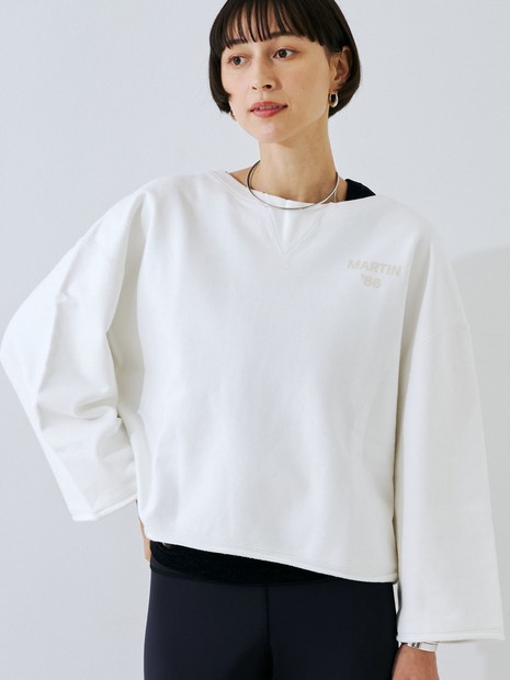 【IRONING/アイロニング】ロゴショート丈スウェット/スエット logo aweat short po