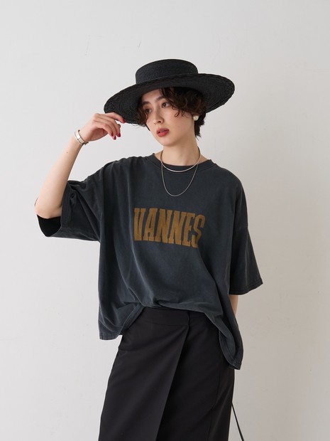 【最終在庫入荷】【REMI RELIEF/レミレリーフ】別注 VANNES ロゴTEE/Tシャツ