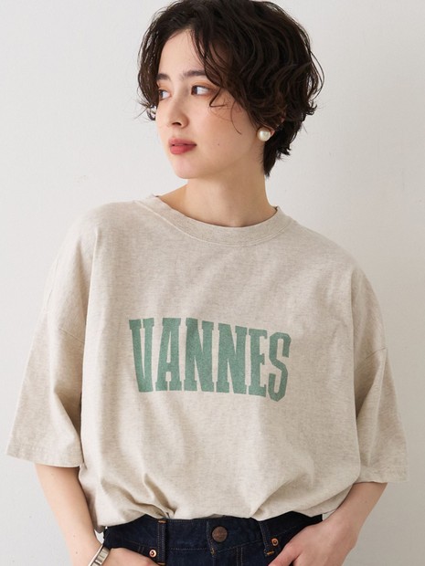 【REMI RELIEF/レミレリーフ】別注 VANNES ロゴTEE/Tシャツ【予約】
