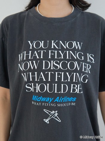 GOOD ROCK SPEED/グッドロックスピード】Midway Airlines TEE ミッド