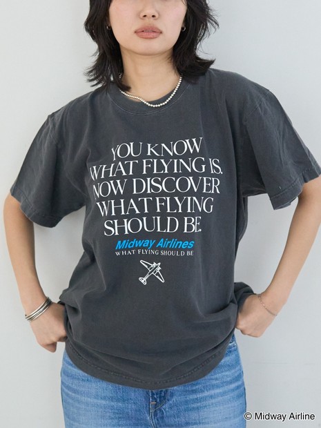 GOOD ROCK SPEED/グッドロックスピード】Midway Airlines TEE ミッド
