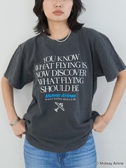 HERMES ヴィンテージTシャツ　気球　飛行船　大空の狂気 GOOD ROCK SPEED/グッドロックスピード】Midway Airlines TEE ミッド