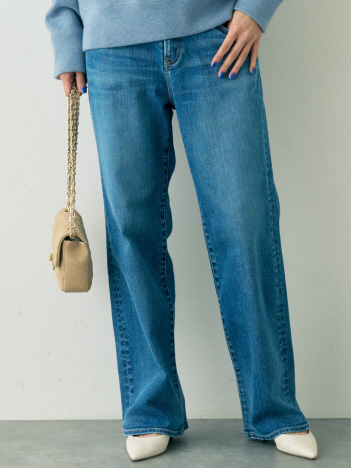 【RED CARD/レッドカード】別注35th Anniversary.Straig ワイドストレートデニム