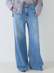 美品✨ 【upper hights】THE LAUREN ワイドデニム W24 upperhights