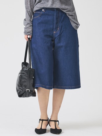 Rouge vif la cle - 【ROLLA'S / ローラス】CHARLOTTE CULOTTE / デニムハーフパンツ キュロット