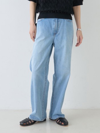 【upper hights/アッパーハイツ】THE LAZY NICE NID-R ザ レイジー ニース ミッドライズ/ワイドデニム