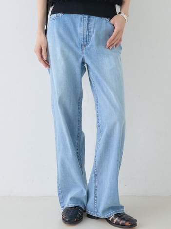 【upper hights/アッパーハイツ】THE LAZY NICE NID-R ザ レイジー ニース ミッドライズ/ワイドデニム