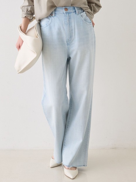 RED CARD/ レッドカード】別注Manoa ワイドストレートイージーデニム