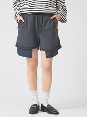 IRONING/アイロニング】ロゴスウェットショートパンツ/スエット logo