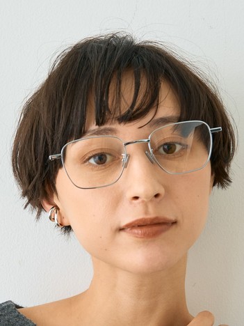 【SEESON／シーズン】THE RULER 04 チタンフレーム スクエアメガネ