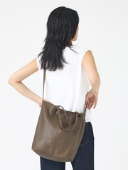 【Morphee / モルフェ】3WAY MEDIUM TOTE  (LONG) レザートートバッグ/ショルダーバッグ
