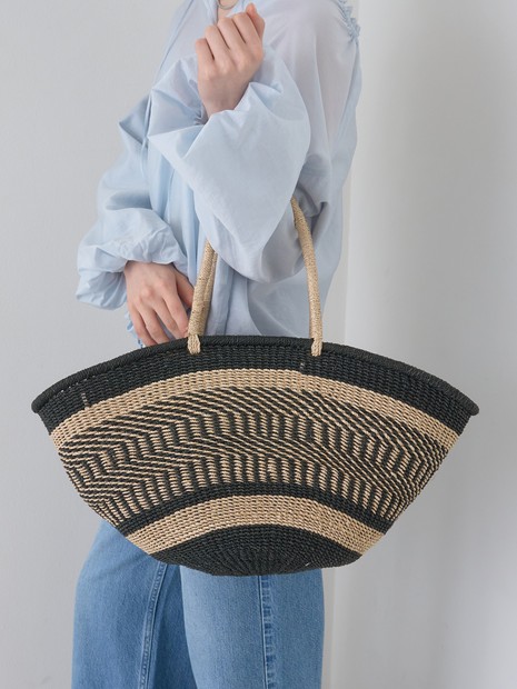 ルージュヴィフ ラクレ The Bagmati（ザ バグマティ）サークルバッグ The Bagmati/ザ バグマティ】柄カゴバッグ｜Rouge vif la cle
