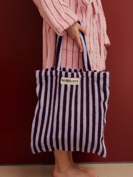 【追加2/BONGUSTA/ボングスタ】NARAM TOTEBAG/トートバッグ/ストライプ