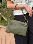 【AULENTTI/オウレンティ】2wayポシェットミニバッグ/ハンドバッグ/ショルダーバッグ/
