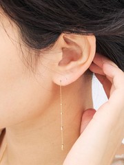 MARIHA/マリハ】時の砂 チェーンピアス S / K18YG｜Rouge vif la cle